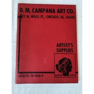 D.M.Campana Art Co.1957 Art Supplies Catalog